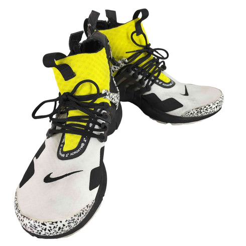 アクロニウム ACRONYM Air Presto Mid White/Black/Dynamic Yellow メンズ JPN:27